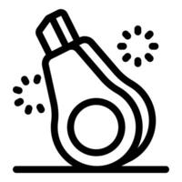 Correction tape dispenser rolling and shining on a surface vector