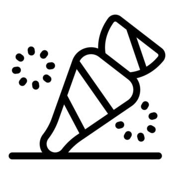 petardo explotando con chispas volador, celebrando con fuegos artificiales vector