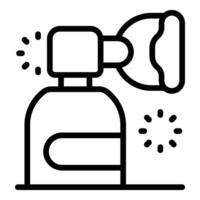 Sprayer bottle releasing detergent for cleaning and disinfecting vector