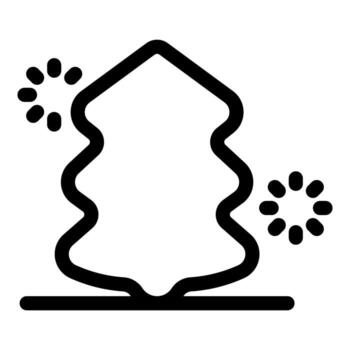 magia árbol creciente con espumoso partículas alrededor eso vector