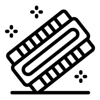 Ram memory module enhancing computer performance with speed and efficiency vector