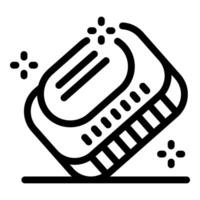 Rubber eraser removing pencil mark from paper, leaving clean surface vector