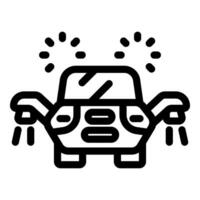 Autonomous car parking using modern technology and sensors vector
