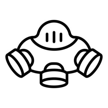 Spaceship floating in space representing space exploration and science fiction vector