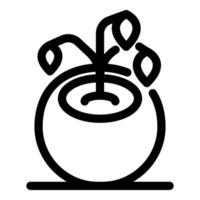 Wilting plant symbolizing environmental degradation and lack of care vector