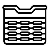 Abacus representing calculating and counting with traditional tool vector
