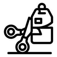 Futuristic delivery robot carrying packages with advanced mobility vector
