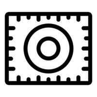 Measuring tape showing centimeters and millimeters for accurate measurement vector