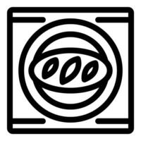 Smart home system controlling room temperature with pod device vector