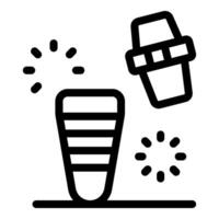 Coffee brewing methods, pour over coffee preparation with dripper and filter vector