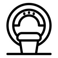 A black and white icon of a coffee machine vector