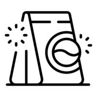 Washing pod making laundry easy and sparkling clean vector