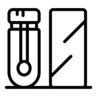 Density meter and rectangular sample measuring physical properties vector
