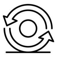 Circular economy showing recycling and sustainable consumption practices vector