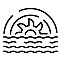 Water mill generating renewable energy from flowing water vector