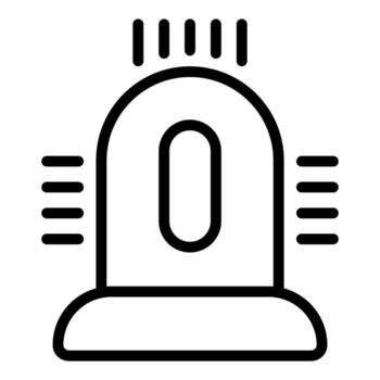 Wireless charger emitting electromagnetic waves and displaying number zero vector
