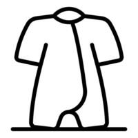 Protective hazmat suit preventing chemical splashes and contamination vector