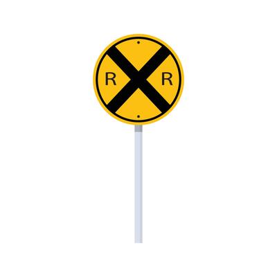 Train sign railway symbol