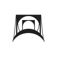 Bridge icon symbol vector