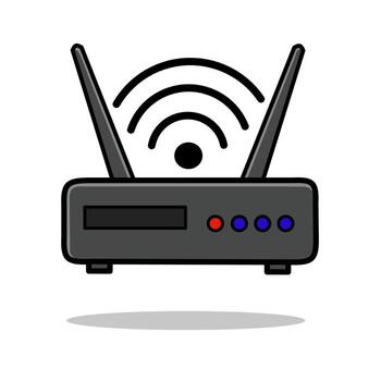 Wireless Router Network Device vector