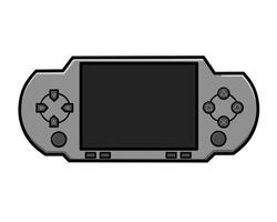 Portable Handheld Gaming Console vector