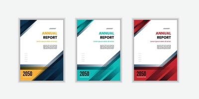 Modern folding ribbon theme book cover template in gradient color. A4 size book cover template for annual report magazine booklet proposal portfolio brochure poster vector