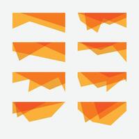 Collection of dividers shape templates. Curve Lines, Wave Collection of Abstract Design Element. Modern separator header vector