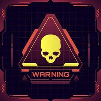 Red Code Warning Sign Background vector
