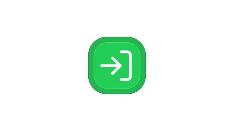 Logout UI Icon Animation 2D User - Logout Ui Icon Animation 2d User Interface Symbol For Exit Sign Out And Account Navigation In Minimal Style With 4k Resolution Free Video 