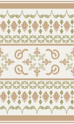 Traditional Thai Floral Pattern with Lotus Motifs in Earthy Tones. Inspired by classic temple murals and ancient textile art seamless design blends cultural heritage with modern minimalism Luxury spa