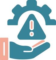 Risk Neon Web Symbol vector