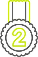 2nd Prize Neon UX Form vector