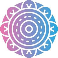 Mandala Colorful Core Icon vector