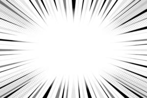 halftone comic background with dark light lines and pattern on white vector