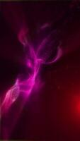 Abstract pattern of golden violet waves with soft glow of energy flow video