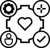 innovation quality integrity responsibility icon vector