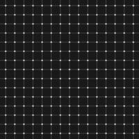 Abstract grid on black background with lines and dots. vector