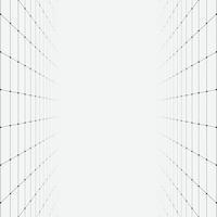 Perspective grid. Abstract wireframe landscape on white background. vector