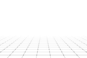 Perspective grid wireframe landscape on white background. design vector