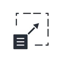 scale design icons flat design vector