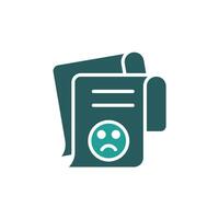 complaint icons colors design vector