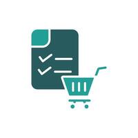 purchase order icons colors design vector