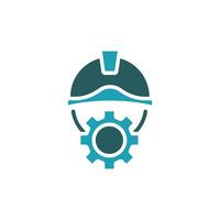 worker icons colors design style vector