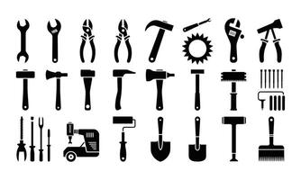 Carpentry tool design silhouette vector