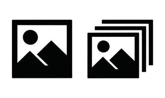 Modern icon set graphics silhouette vector