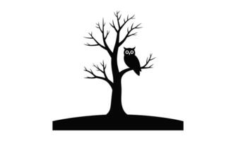 Stylized tree design silhouette vector