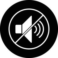 Mute Speaker Icon No Audio Symbol vector