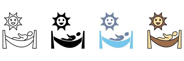 NAP concept line icon. Simple element illustration. vector