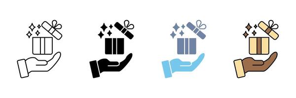 SURPRISE concept line icon. Simple element illustration. vector