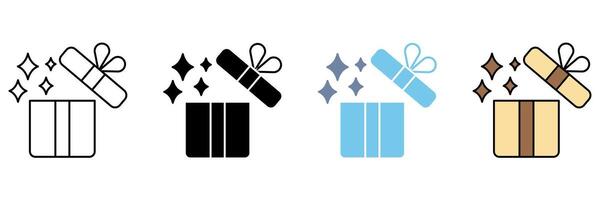 SURPRISE concept line . Simple element illustration. vector
